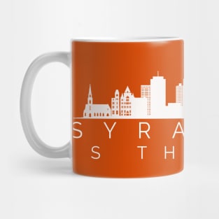 Syracuse is the city minimalist Syracuse City Skyline Graphic Gift Mug